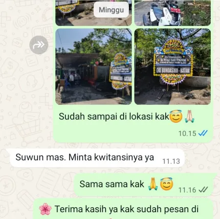 Pengiriman Papan Bunga Duka Pakuran Buayan