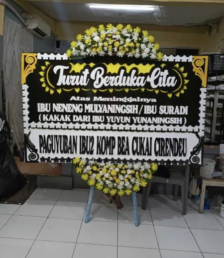 Papan Bunga Duka Pakuran Buayan
